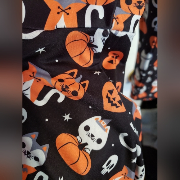 Blackmilk Meowlloween Long Sleeve Toastie Dress - Picture 7 of 8